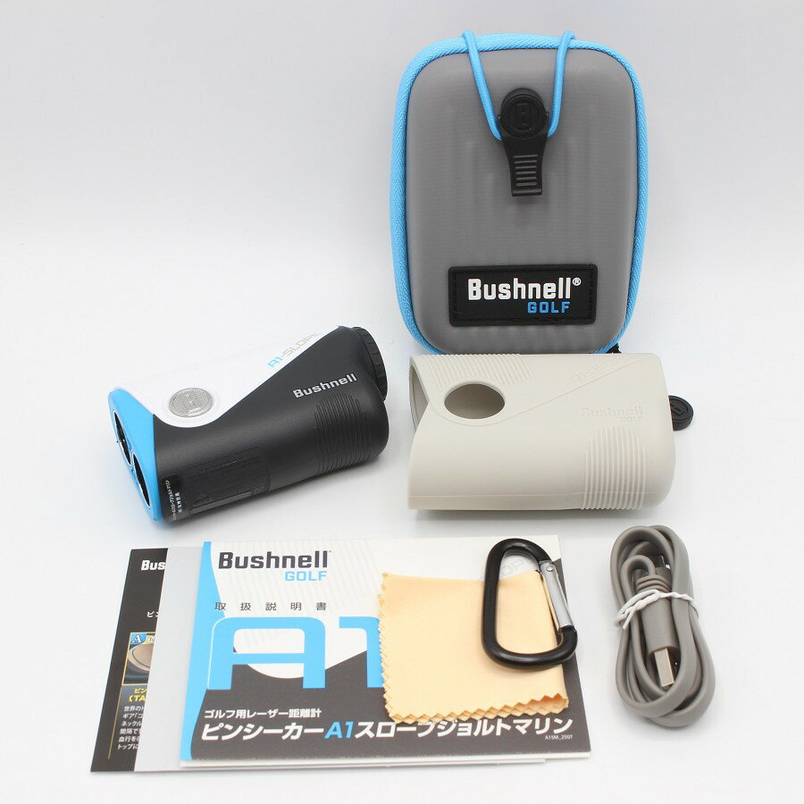 【美品】Bushnell PINSEEKER A1 SLOPE JOLT マリン ゴルフ用レーザー距離計 ブッシュネル ピンシーカー スロープジョルト 本体 【中古】