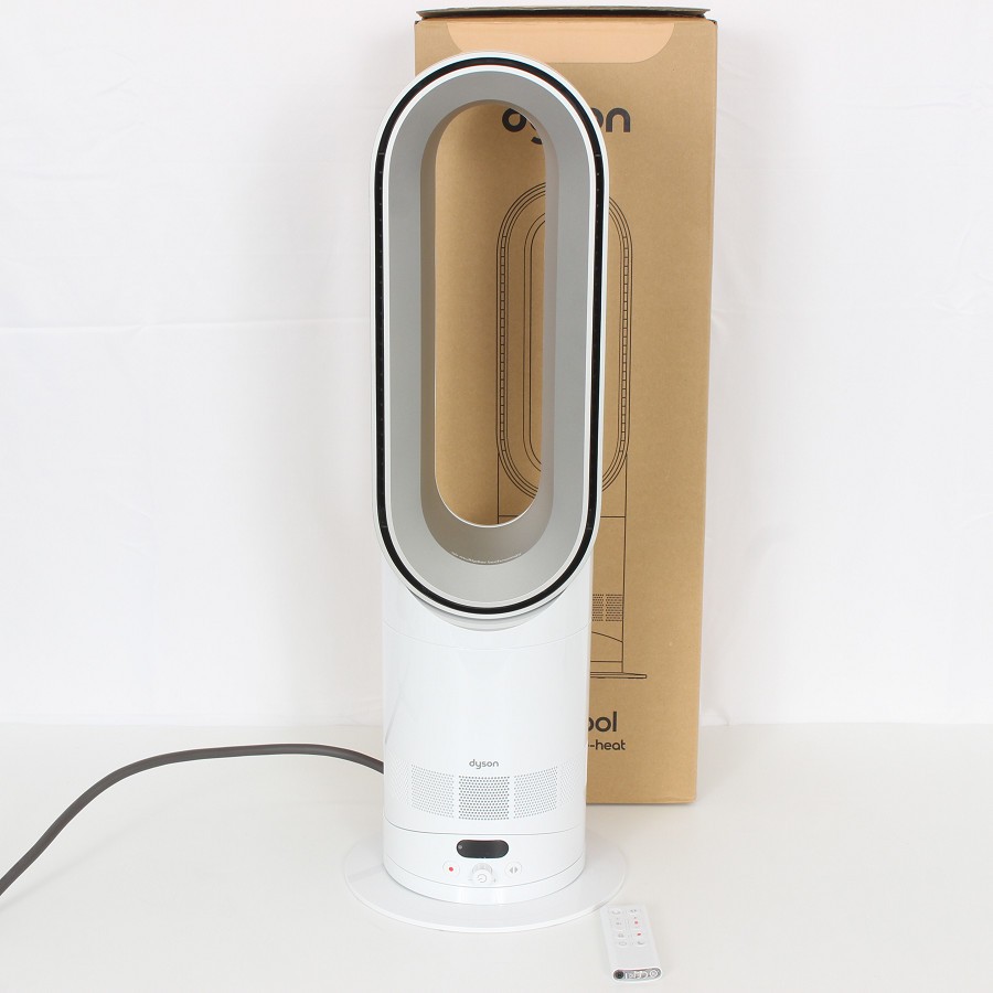 【ポイント2倍！お買い物マラソン】【美品】Dyson Hot + Cool HF1 remote link pre-heat AM15WS ホワイト/シルバー ファンヒーター 扇風機 本体 【中古】