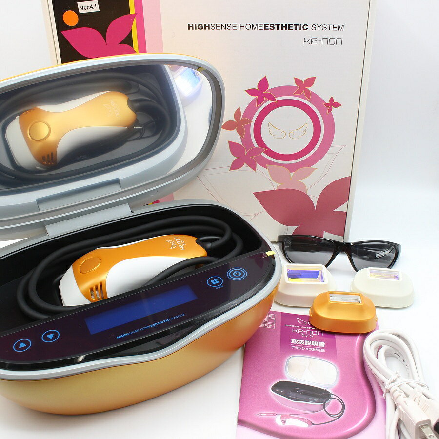 【楽天スーパーSALE！限定クーポン】【美品】ケノン Ver.4.1 眉脱毛あり カートリッジ4点 新品エクスト..