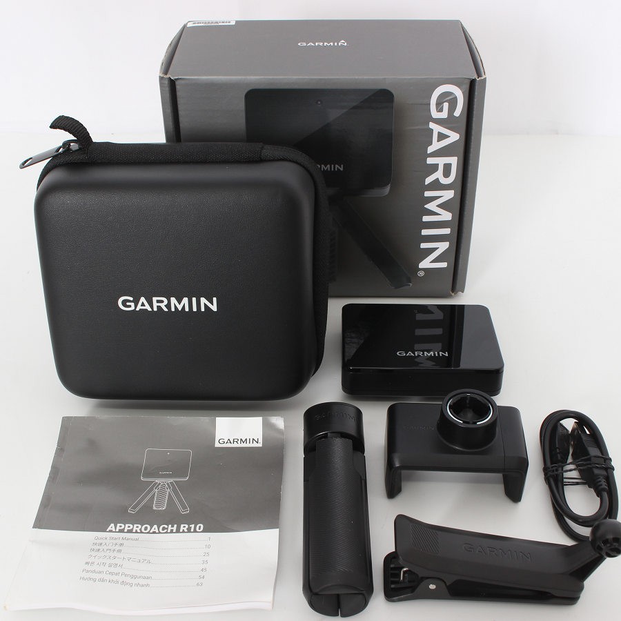 【美品】GARMIN Approach R10 010-02356-04 ポータブル弾道測定器 ゴルフシミュレーター アプローチ ガ..