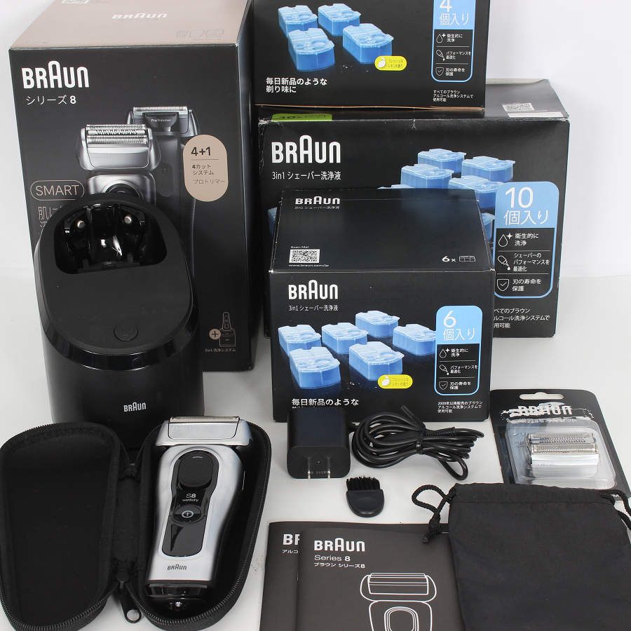 ブラウン シリーズ8 充電式シェーバー　洗浄機付き【箱無】 楽天市場】シェーバー ブラウンシリーズ8の通販