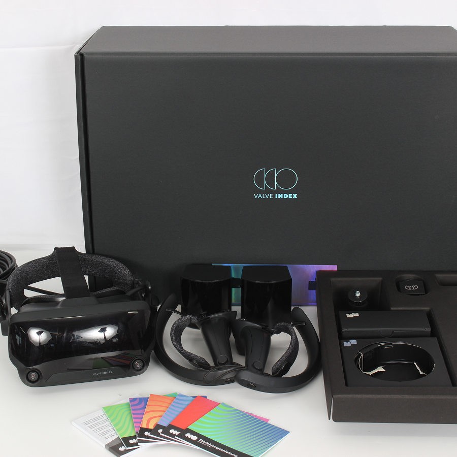 【ポイント2倍！お買い物マラソン】VALVE INDEX VRキット V003683-20 フルセット ヘッドマウントディスプレイ バルブ インデックス 本体 【中古】