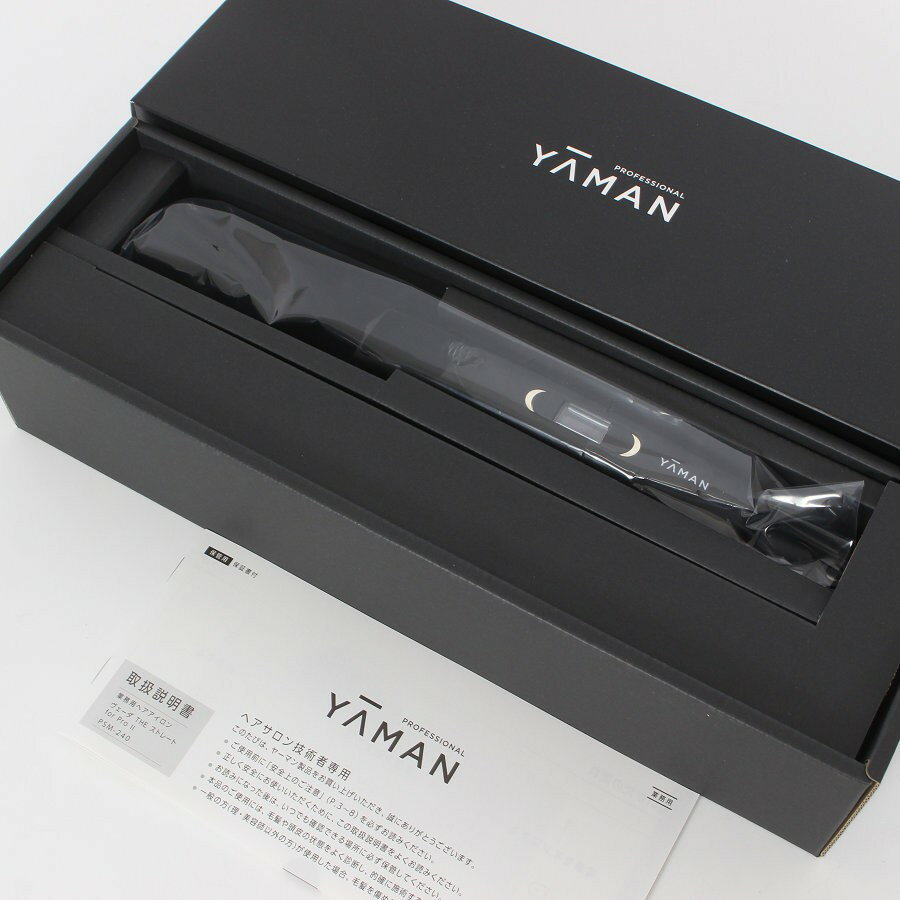 樂天商城 - 【ポイント2倍！お買い物マラソン】【未使用】ヤーマン ヴェーダ THE ストレート for Pro 2 PSM-240B ヘアアイロン YA-MAN 本体