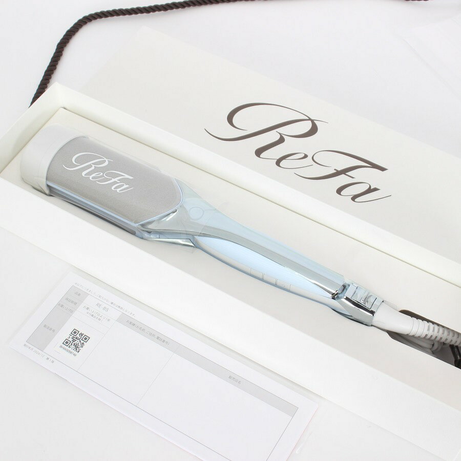 【ポイント2倍！お買い物マラソン】【未使用】MTG ReFa POWER STRAIGHT IRON PRO RE-BS-02A ホワイト ..