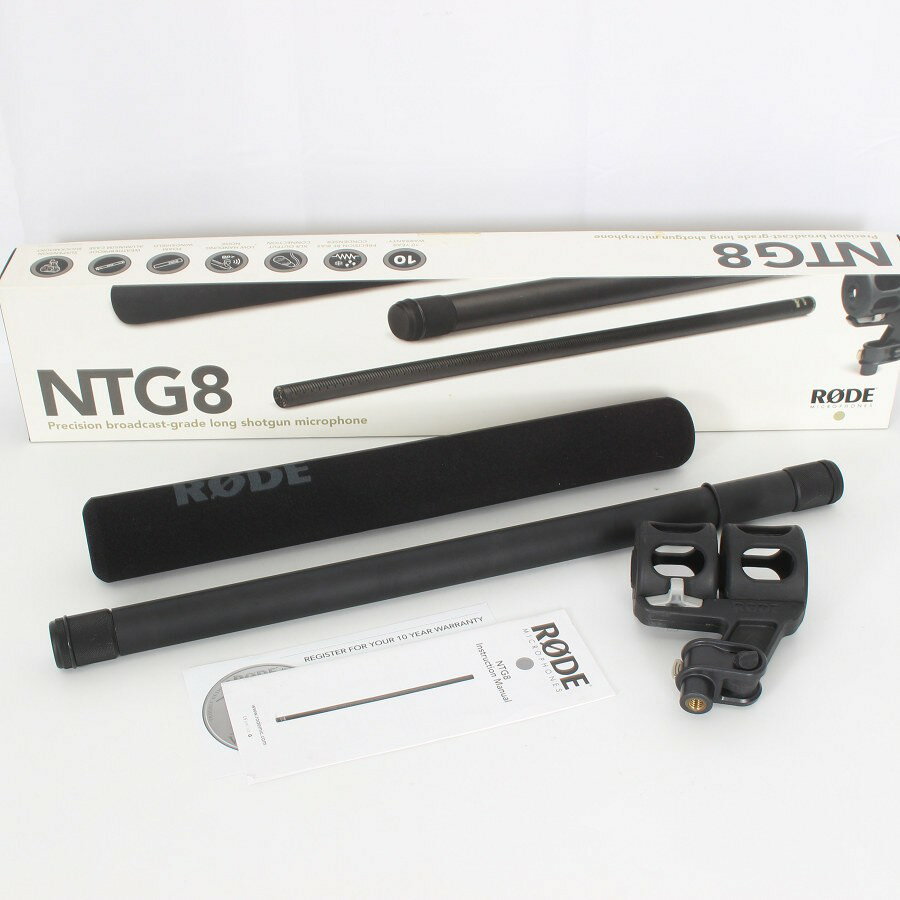 乐天商城 - 【楽天スーパーSALE！限定クーポン】【美品】RODE Microphones ロングショットガンマイク NTG8 ロードコンデンサーマイク ロード 本体 【中古】