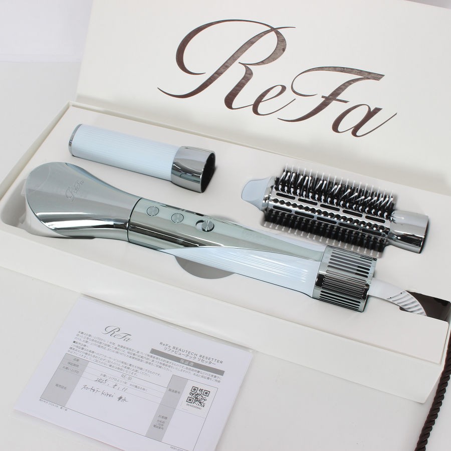 【ポイント2倍！お買い物マラソン】【未使用】MTG ReFa BEAUTECH RESETTER RE-BI-02A ホワイト ヘアドライヤー リファビューテック リセッター 本体 【中古】