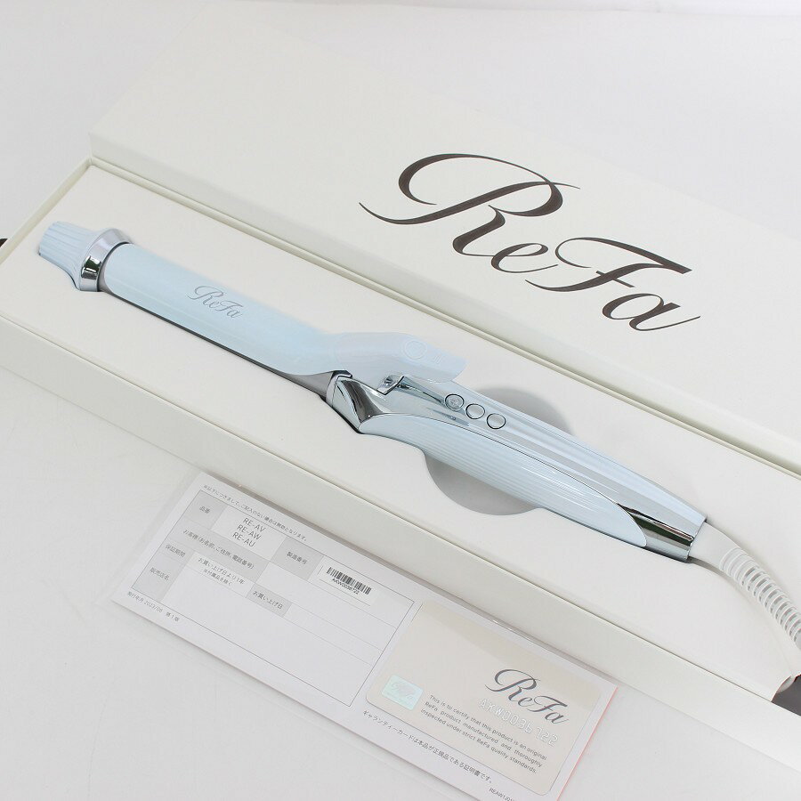 【楽天スーパーSALE！限定クーポン】【美品】MTG ReFa CURL IRON PRO 26 RE-AU-02A ホワイト 26mm リファカールアイロン プロ ヘアアイロン 本体 【中古】