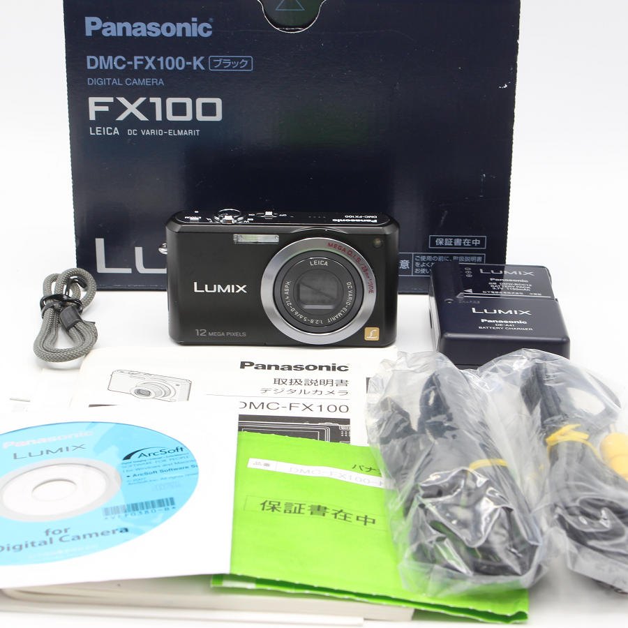 Panasonic LUMIX DMC-FX100 ブラック 動作確認済み Yahoo!オークション -「lumix dmc-fx100」の落札相場・落札価格