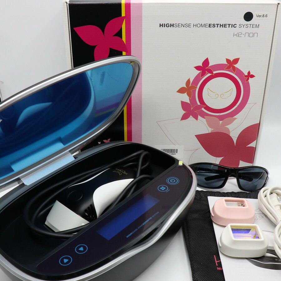 【美品】ケノン Ver.8.6 カートリッジ3点 スーパープレミアム2+スキン+エクストラ 脱毛器 kenon 本体 ..
