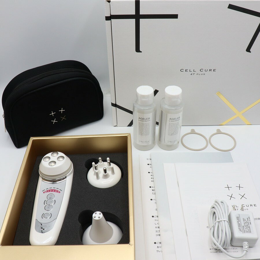 【美品】ベレガ セルキュア 4T プラス リニューアル版 美顔器 Cellcure 4T Plus ジェイクラフト 本体 【中古】
