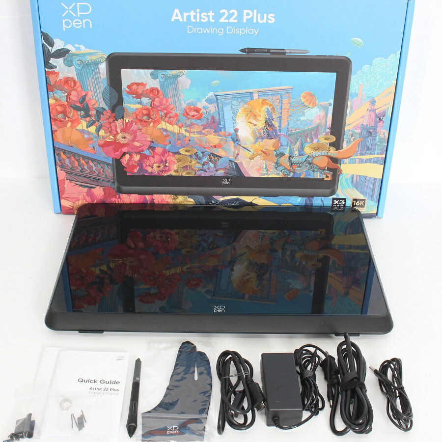 【ポイント2倍！お買い物マラソン】【美品】XP-Pen Artist 22 Plus MD220FH_JP 液晶タブレット ペンタブ アーティスト 本体 【中古】