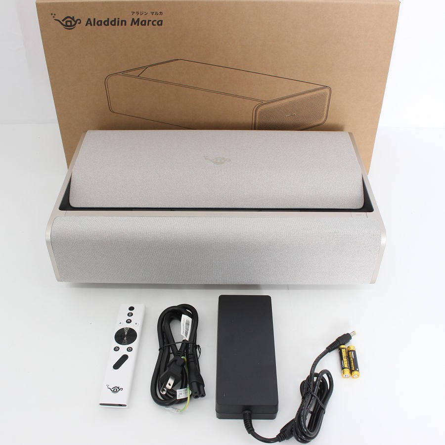 【美品】Aladdin Marca XM03F 超短焦点プロジェクター アラジン マルカ アラジンエ ...