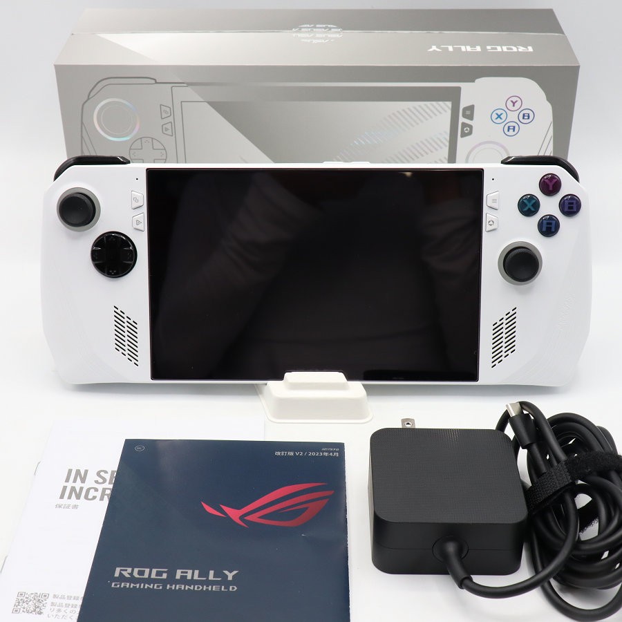 【楽天スーパーSALE！限定クーポン】【美品】ASUS ROG Ally RC71L-Z1E512 ホワイト ポータブルゲーム機 エイスース 本体 【中古】