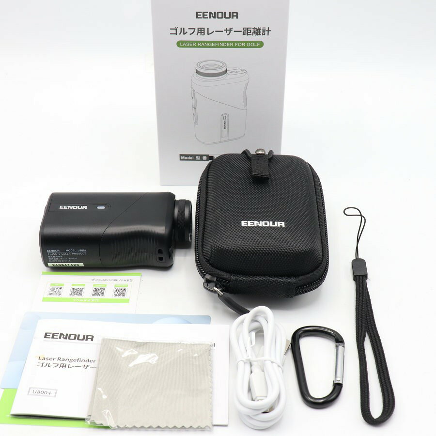 【美品】EENOUR Ultra mini U800+ ブラック ゴルフレーザー距離計 イーノウ 本体 【中古】