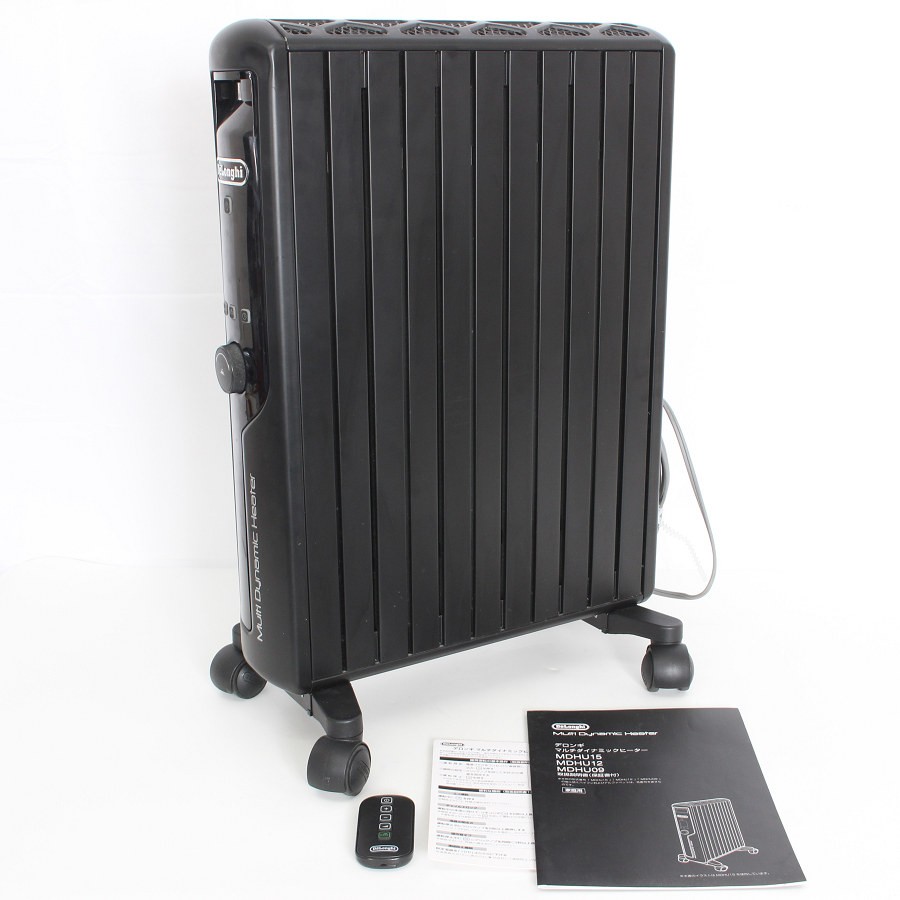 デロンギ マルチダイナミックヒーター MDHU15-PB マットブラック 快適温度一定キープモデル  ...