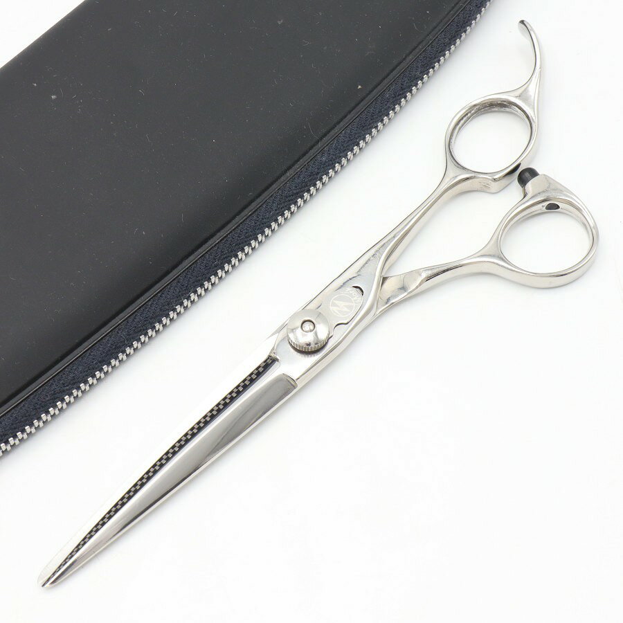 【美品】モルクシザー PK-PRO60 カットシザー 6インチ 両剣刃 オフセットハンドル 【中古】