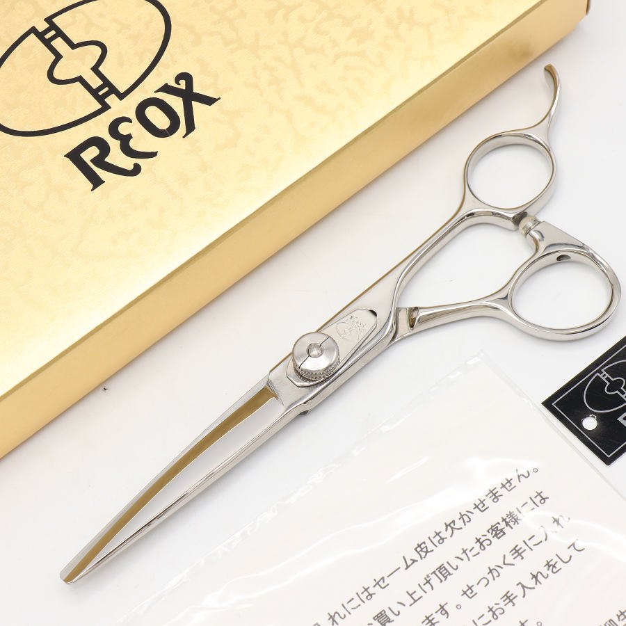 【美品】柳生 レオックス カットシザー 5.5インチ 柳刃 オフセットハンドル 【中古】