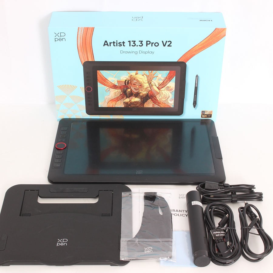 XP-Pen Artist 13.3 Pro V2 MD130FH-AD41 液タブ ペンタブ アーティスト 本体 【中古】