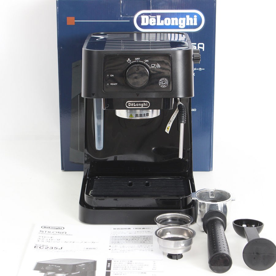 楽天市場】DeLonghi エスプレッソメーカー スティローザ EC235J-BKの通販