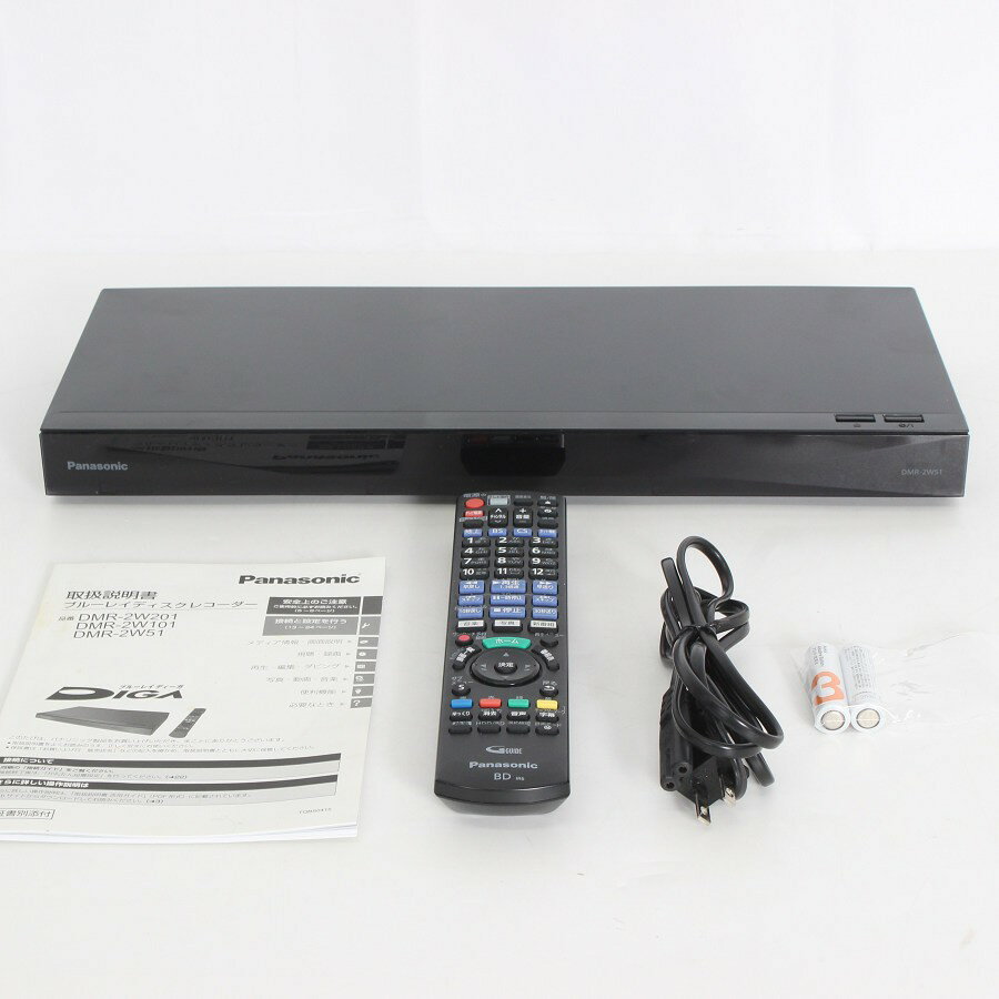 楽天市場】パナソニック ブルーレイディスクレコーダーdmr－2w50の通販