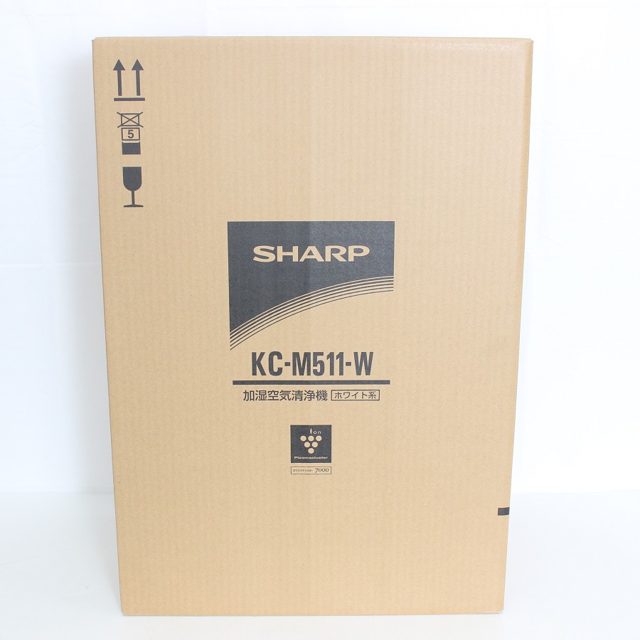 樂天商城 - 【お買い物マラソン！限定クーポン】【未使用】シャープ KC-M511-W ホワイト系 プラズマクラスター7000 加湿空気清浄機 23畳 SHARP 本体