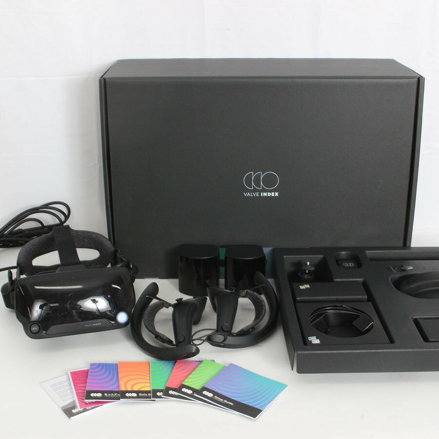 VALVE INDEX VRキット V003683-20 フルセット ヘッドマウントディスプレイ バルブ インデックス 本体 【中古】