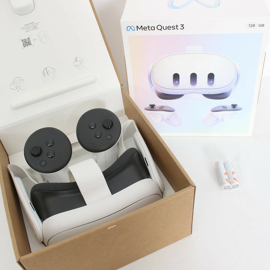 ■商品名 【美品】Meta Quest 3 128GB VR ヘッドマウントディスプレイ ヘッドセット メタクエスト3 899-00591-01 Oculus 本体 ■商品状態 【A】大きなダメージもなく程度良好の美品 ・USED品ではござ...