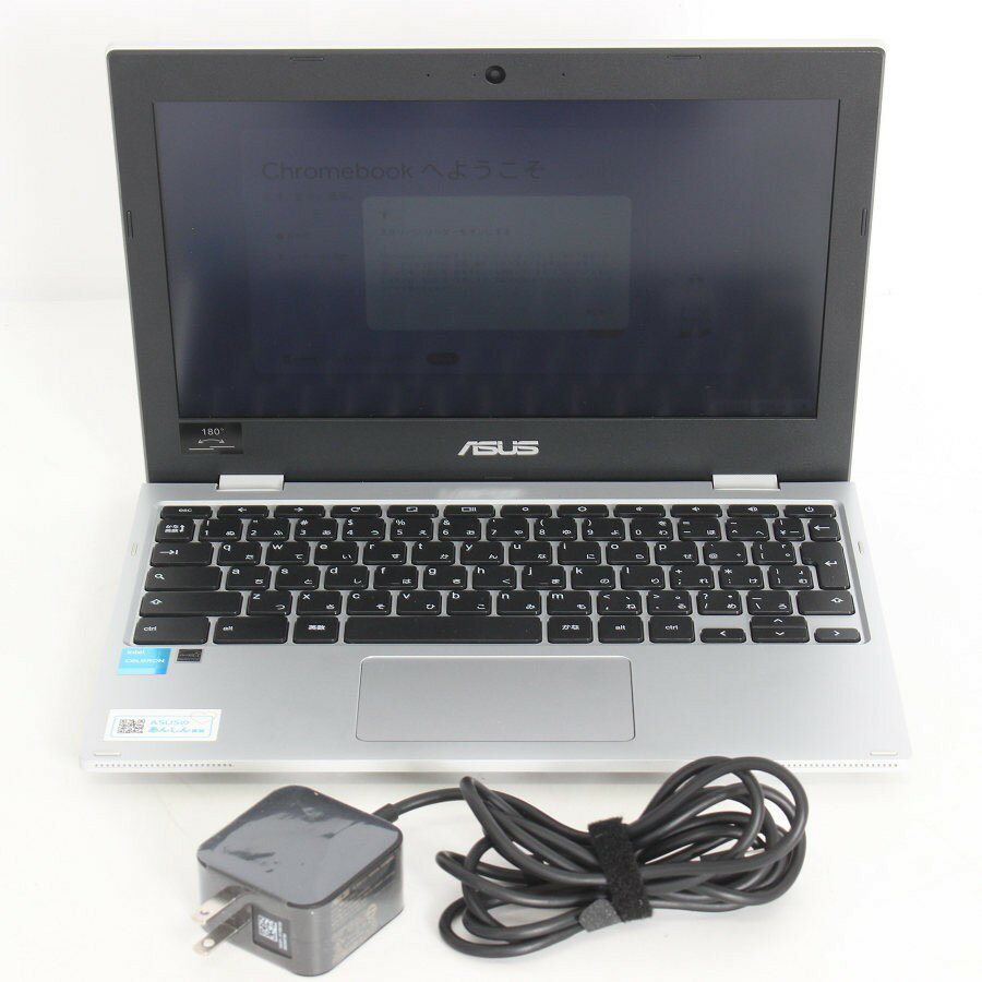 【美品】ASUS Chromebook CX1 CX1102CKA-N00010 トランスペアレントシルバー 11.6型 エイスース クロー..