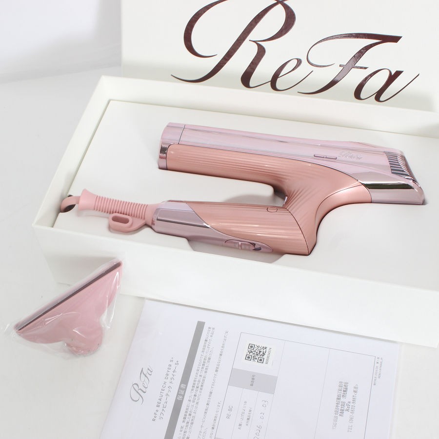 【未使用】MTG ReFa BEAUTECH DRYER S+ RE-BC-05A ピンク ヘアドライヤー リファビューテック スマート 本体