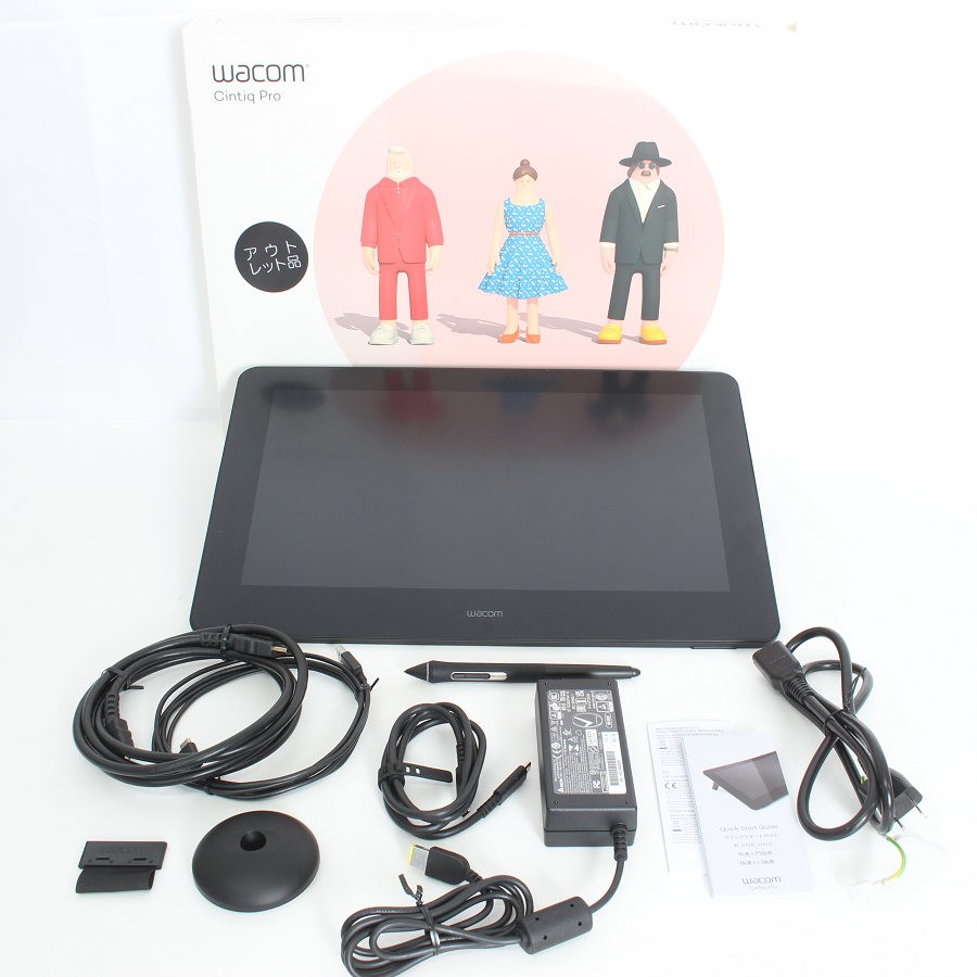 【楽天スーパーSALE！限定クーポン】【美品】WACOM Cintiq Pro 16 DTH167K0D ブラック 液晶ペンタブレット シンティック プロ 液タブ ペンタブ ワコム 本体 【中古】の商品画像