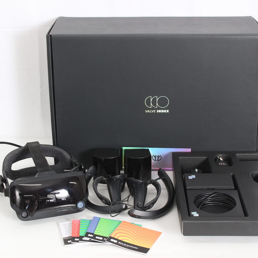 VALVE INDEX VRキット V003683-20 フルセット ヘッドマウントディスプレイ バルブ インデックス 本体 【中古】