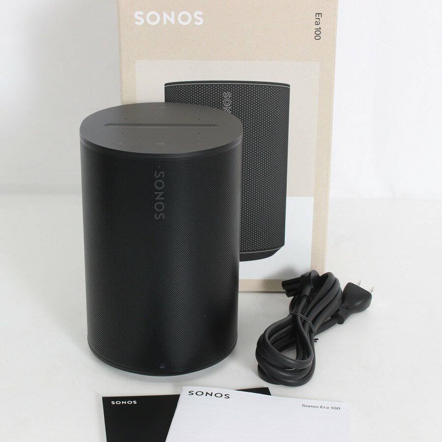 【美品】Sonos Era 100 E10G1JP1BLK ブラック スマートスピーカー AirPlay2対応 Wi-Fi対応 ソノス 本体 【中古】