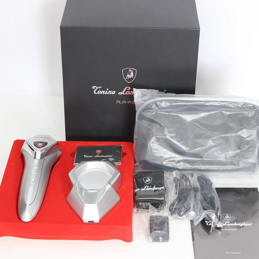 【未使用】リズム×トニーノ・ランボルギーニ ALPHA•ONE 美顔器 EMS Tonino Lamborghini アルファワン 本体