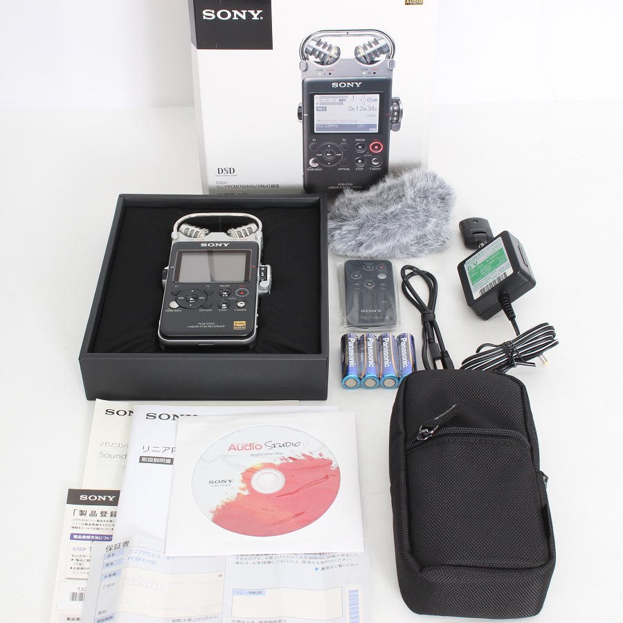 【美品】SONY PCM-D100 32GB リニアPCMレコーダー ハイレゾ対応 ソニー 本体 【中古】