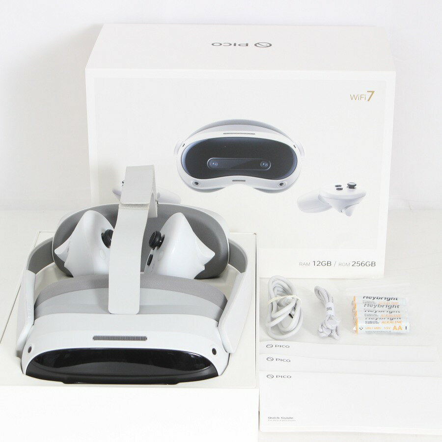 樂天商城 - 【ポイント2倍！お買い物マラソン】【美品】Pico 4 Ultra 256GB 810127840195 オールインワンVRヘッドセット ピコ 本体 【中古】