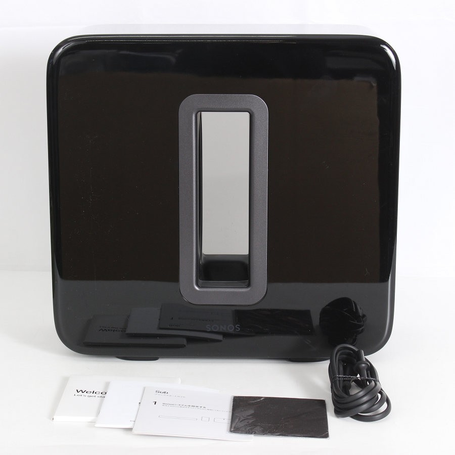 樂天商城 - 【ポイント2倍！お買い物マラソン】Sonos Sub Gen3 ワイヤレスサブウーファー SUBG3JP1BLK ブラック AirPlay2対応 ホームシアター ソノス 本体 【中古】
