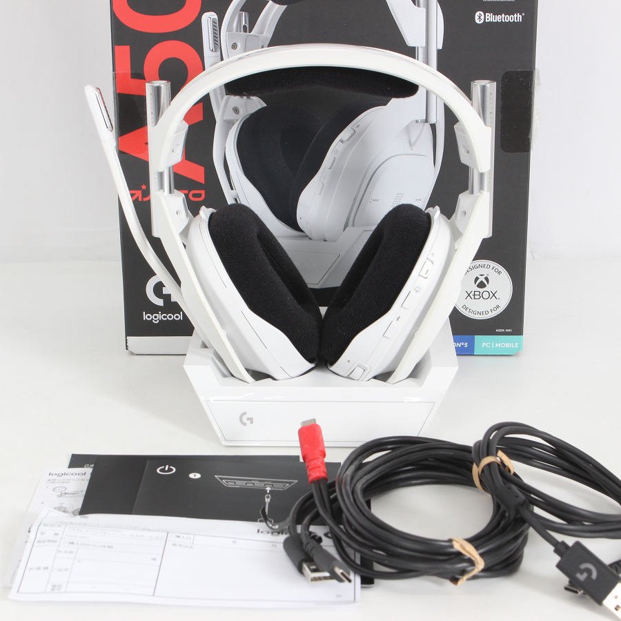 樂天商城 - 【ポイント2倍！お買い物マラソン】ロジクール ASTRO A50 X A50X-WH ホワイト ワイヤレス ゲーミングヘッドセット Logicool 本体 【中古】