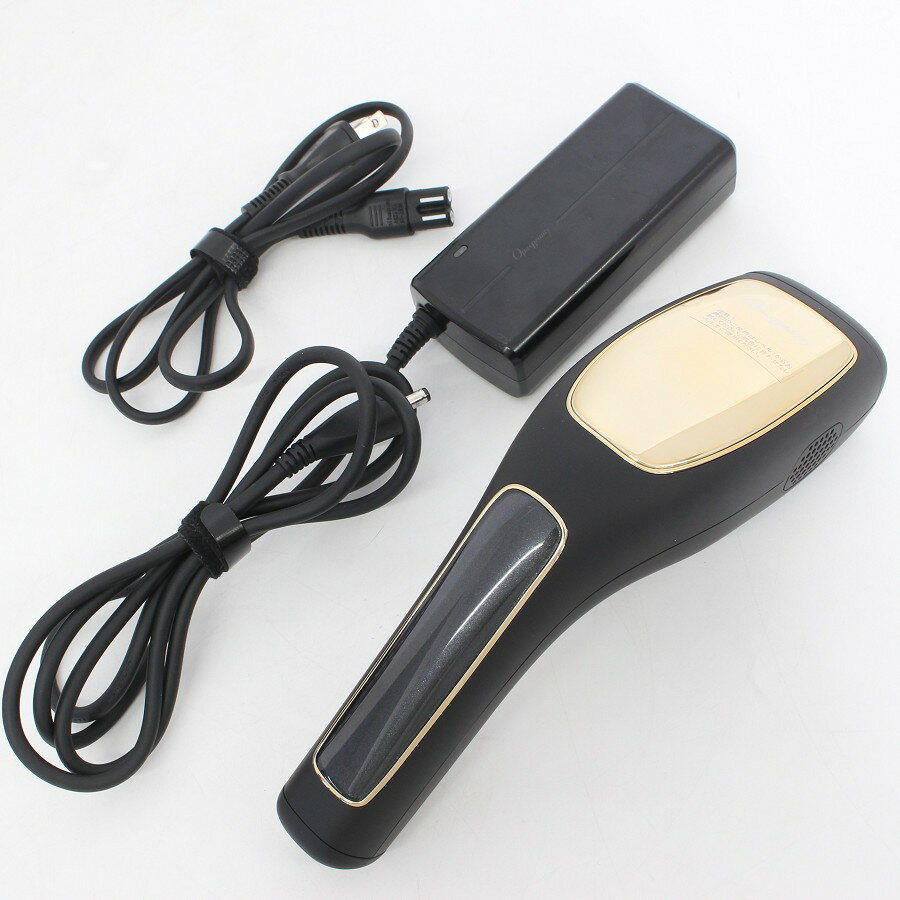 【ポイント2倍！お買い物マラソン】【美品】OPUS BEAUTY 03 家庭用脱毛器 KK009 ブラック×イエローゴールド オーパスビューティ ゼロスリー THRシステム 本体 【中古】