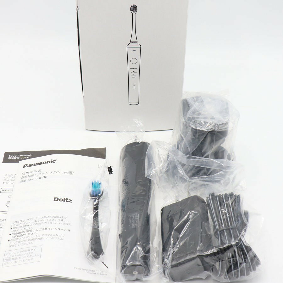 【新品】パナソニック 音波振動ハブラシ ドルツ EW-NDPD6-K 黒 電動歯ブラシ Panasonic 本体