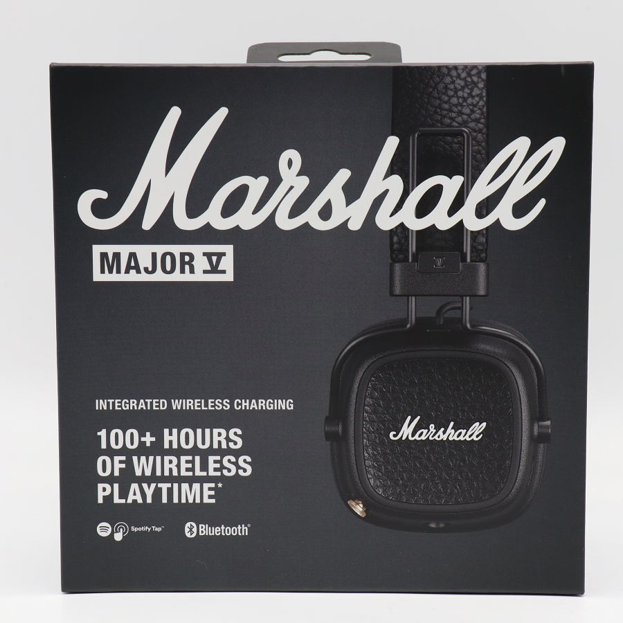 【未使用】Marshall MAJOR 5 ブラック ヘッドホン ワイヤレス マーシャル 本体