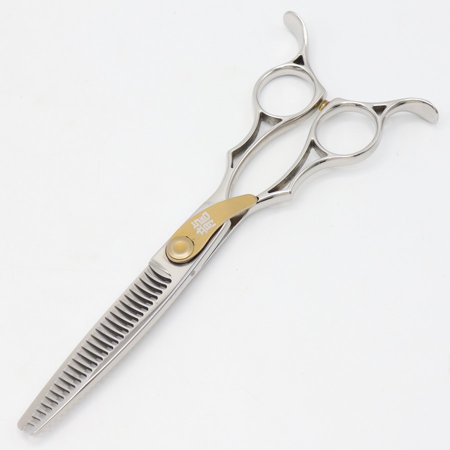 【美品】はさみのルミエール HyPER 3 5DD27 セニング 6インチ メガネハンドル 27目L 約25% ハイパー3 シザー 【中古】