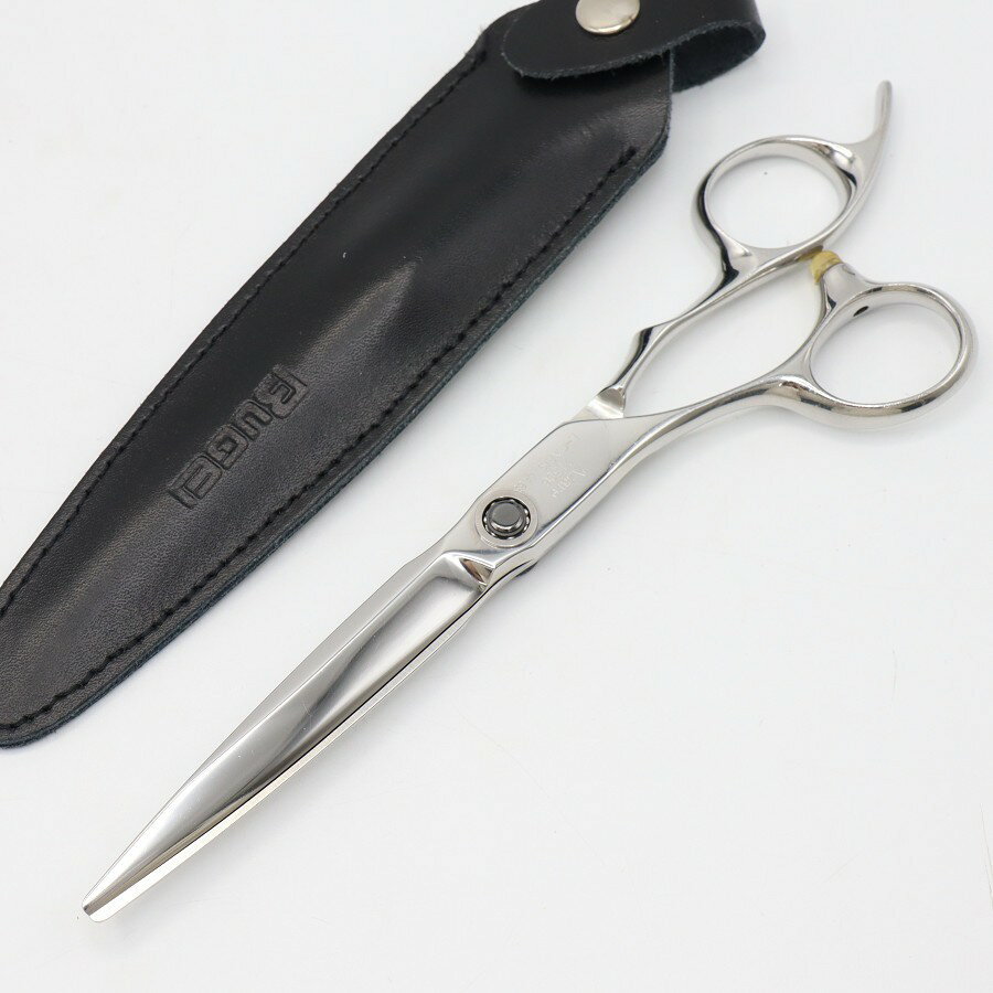 【美品】武芸 パワーロックシステムシザー Azare CALIS XA63 カットシザー 6.3インチ 七剣刃 3Dハンドル 【中古】