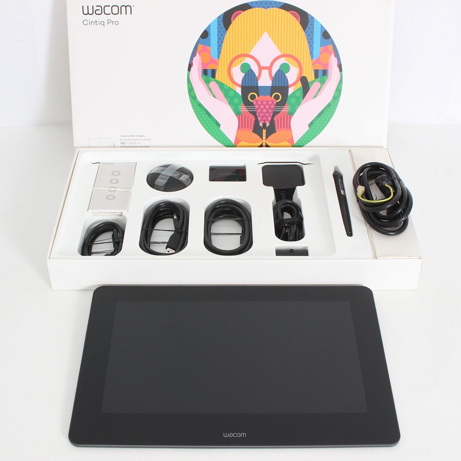 【美品】WACOM Cintiq Pro 13 DTH-1320/K0 液タブ ペンタブレット 13.3型 フルHD 液晶タブレット ワコム 本体 【中古】の商品画像