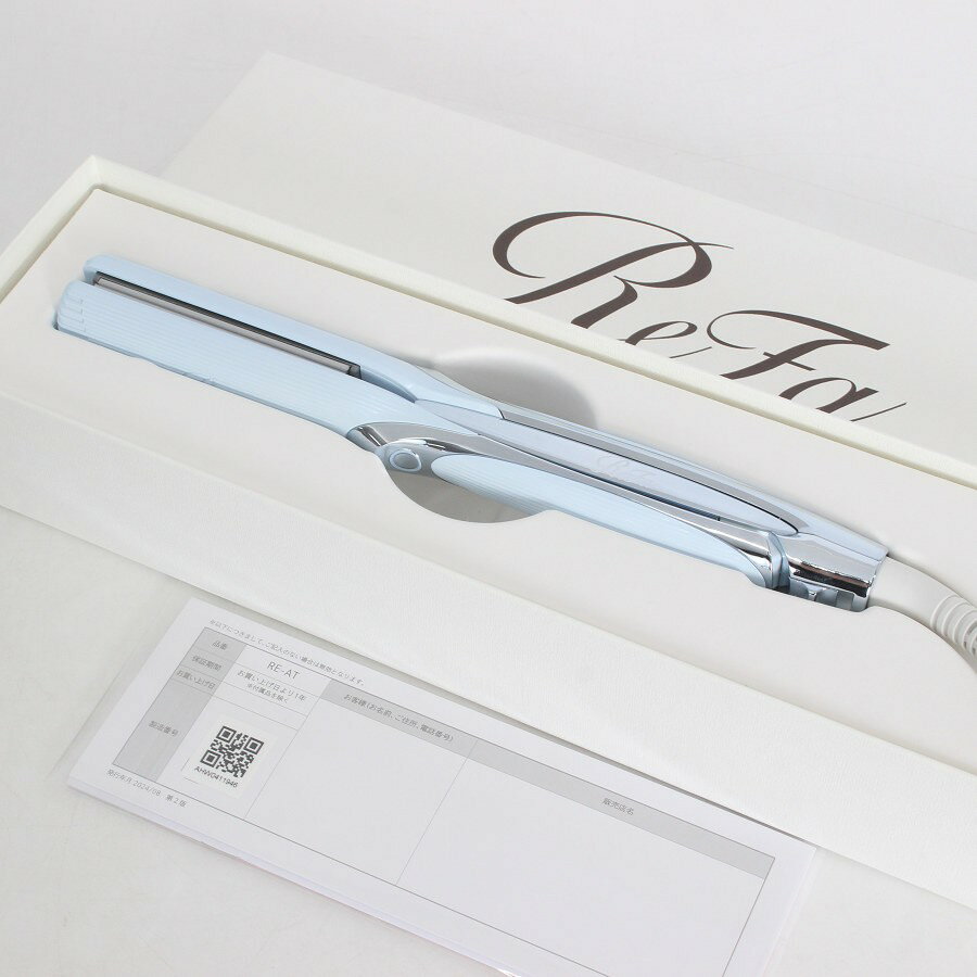 ReFa リファ ストレートアイロン RE-AC02A 正規品 保証書付き Refa ストレートアイロン 保証書付き RE-AC02A 【公式通販】