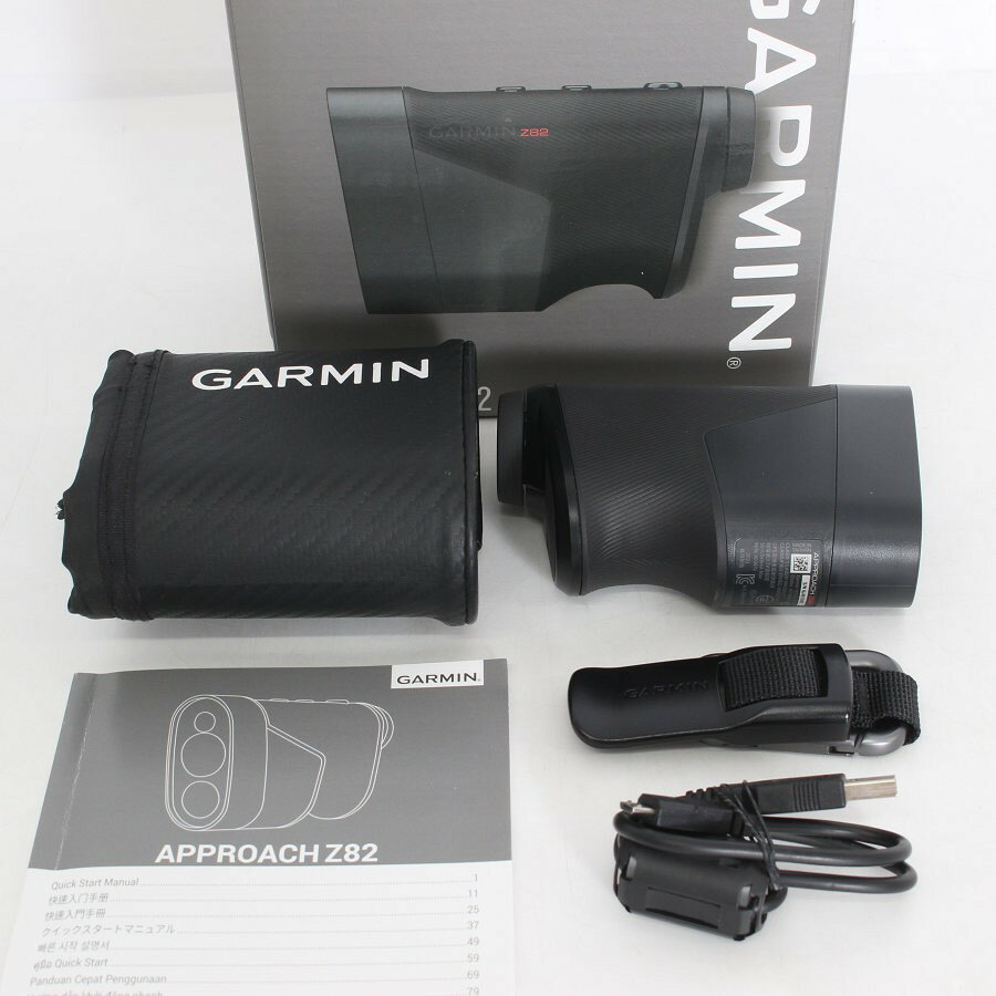 【ポイント2倍！お買い物マラソン】【美品】GARMIN Approach Z82 010-02260-10 GPS搭載レーザー距離計 ゴルフナビ ブラック ガーミン 本体 【中古】