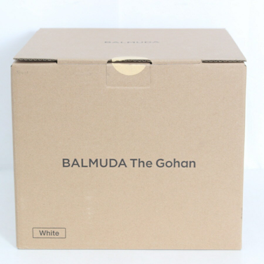 樂天商城 - 【ポイント2倍！お買い物マラソン】【未使用】BALMUDA The Gohan K08A-WH ホワイト 3合炊き バルミューダ ザ ゴハン 本体