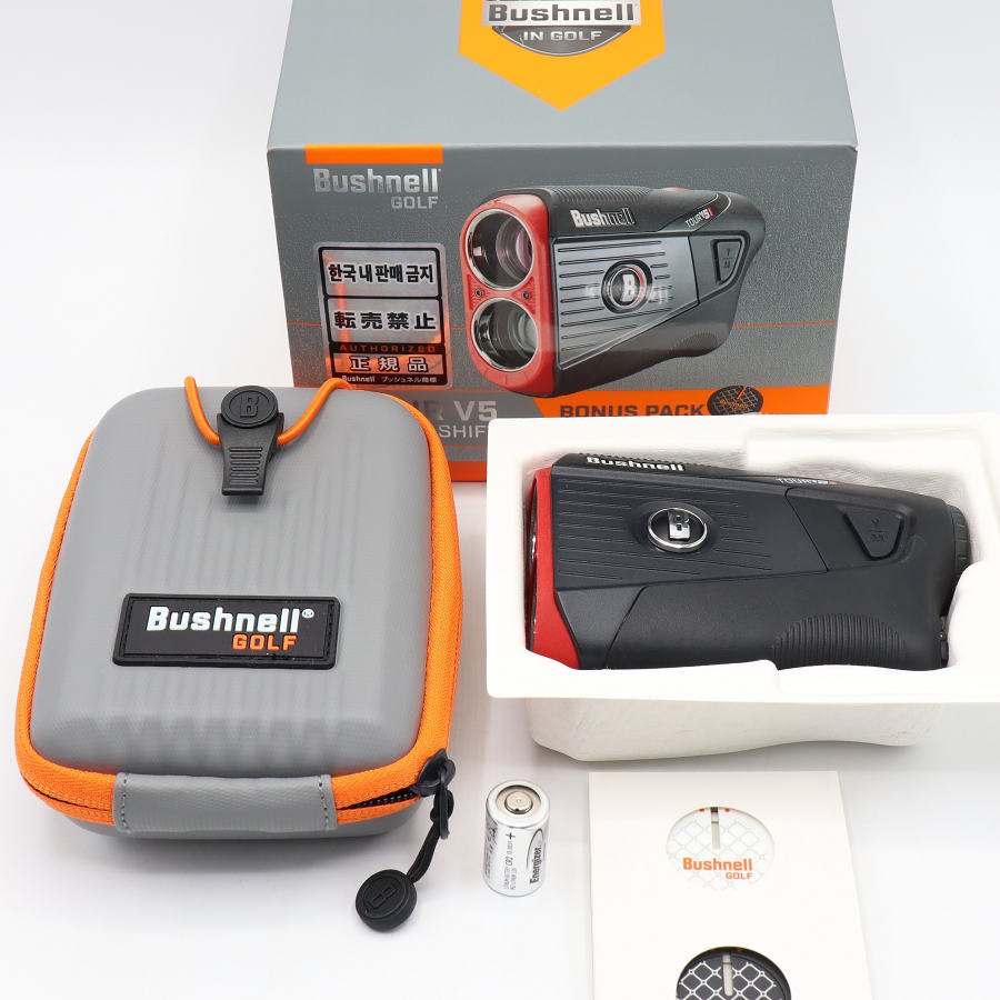 Bushnell PINSEEKER TOUR V5 SHIFT SLIM JOLT ゴルフ用レーザー距離計 ブッシュネル ピンシーカーツアー V5 シフトスリムジョルト 本体 【中古】