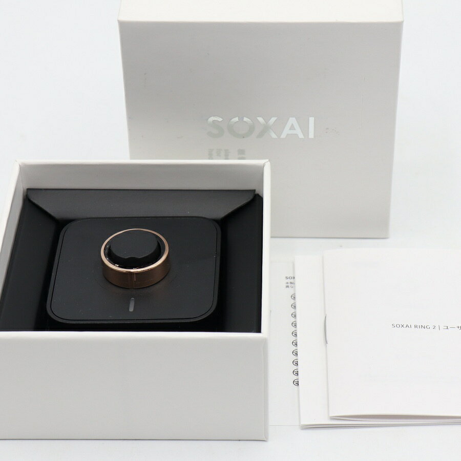 樂天商城 - 【ポイント2倍！お買い物マラソン】【美品】SOXAI RING 2 ピンクゴールド 8号 SOXAIRING2PGD8 スマートリング ソクサイリング 本体 【中古】