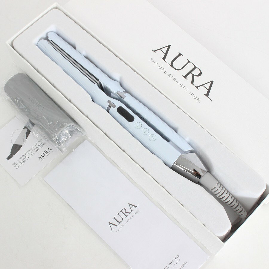 Other - 【未使用】AURA THE ONE STRAIGHT IRON LM-1236-WH ホワイト オーラ ザ・ワン ストレート ヘアアイロン 本体