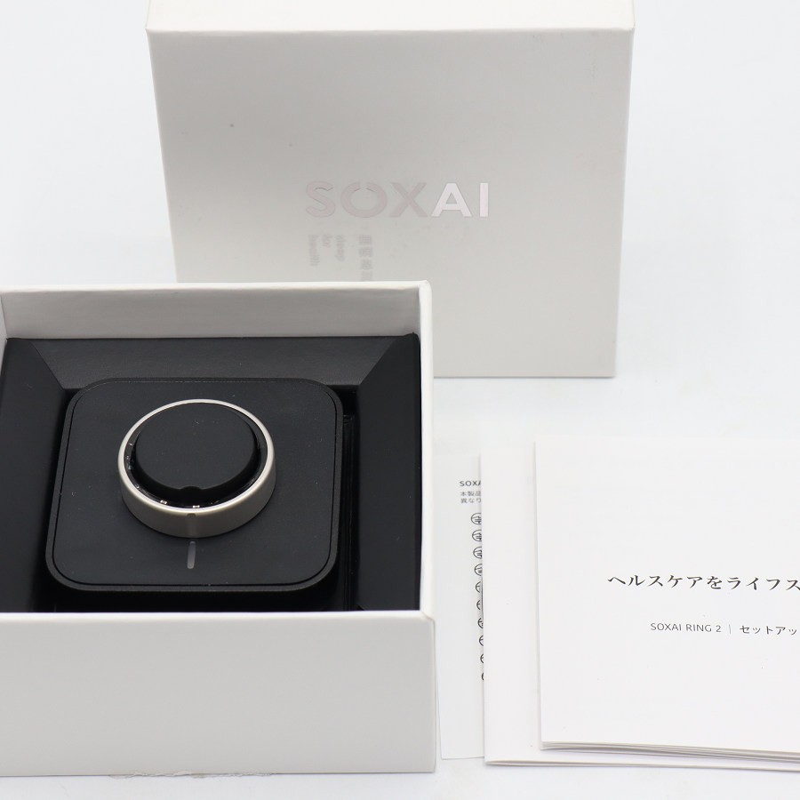 樂天商城 - 【ポイント2倍！お買い物マラソン】【美品】SOXAI RING 2 マットシルバー 24号 SOXAIRING2MSL24 スマートリング ソクサイリング 本体 【中古】